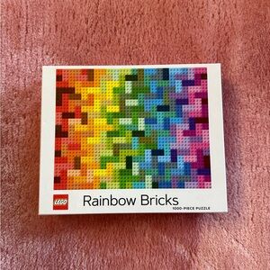 LEGO Rainbow Bricks 1000 piece puzzle